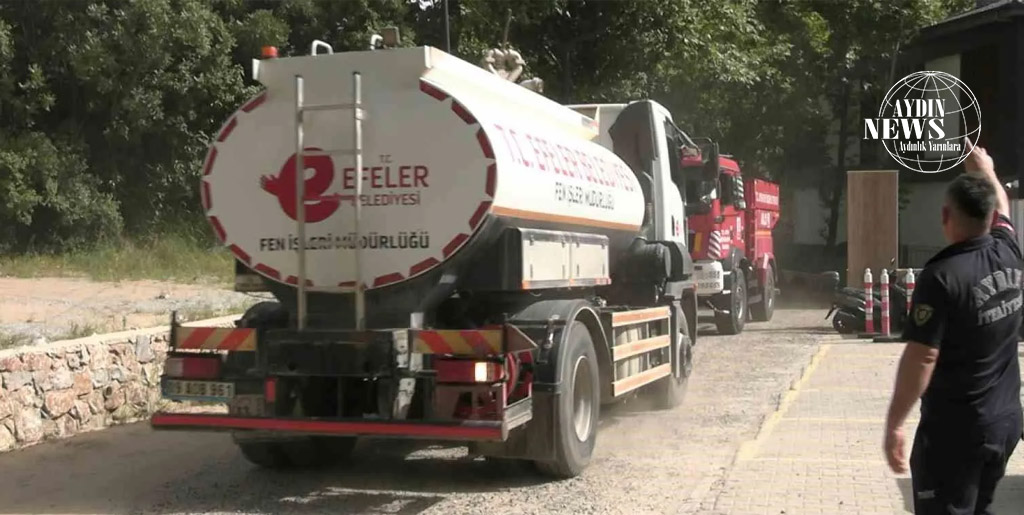 Aydın İmamköy'de Korkutan Yangın Kontrol Altına Alındı