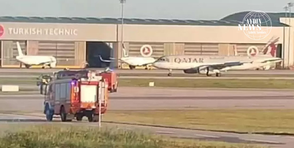 Katar Havayolları Uçağı Sabiha Gökçen’e Tek Motorla Acil İniş Yaptı