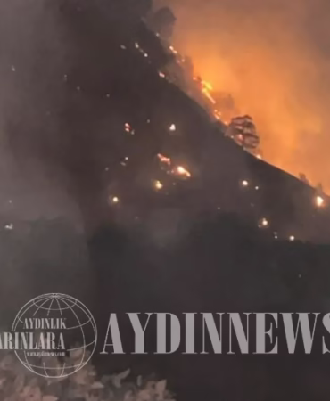 Aydın ve Denizli’de Orman Yangını Alarmı